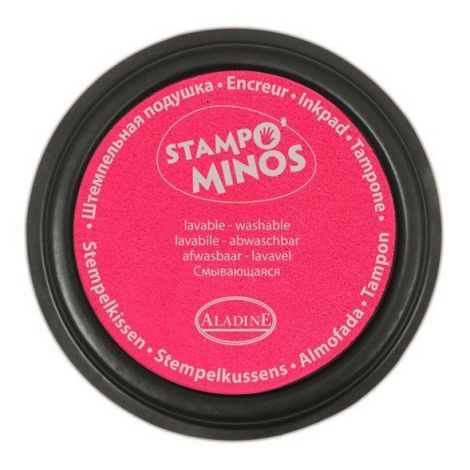 Tusz do stempli Stampo 7,5cm Różowy fluo